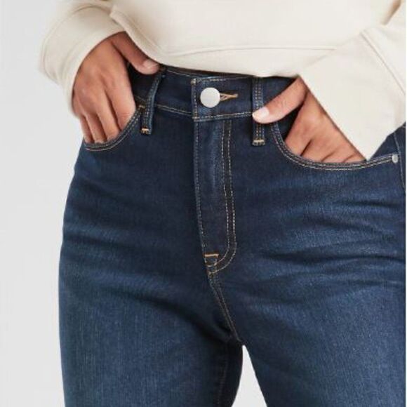 Athleta Sculptek Skinny Midnight Jean Size 2 - Picture 1 of 9